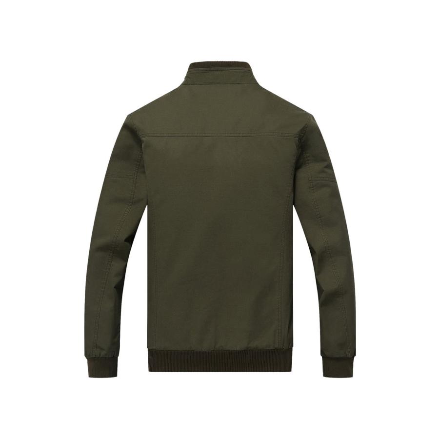 【並行輸入品】smawell Mens Canvas Jacket Lightweight Zip Up Jacket For Mens Caの画像