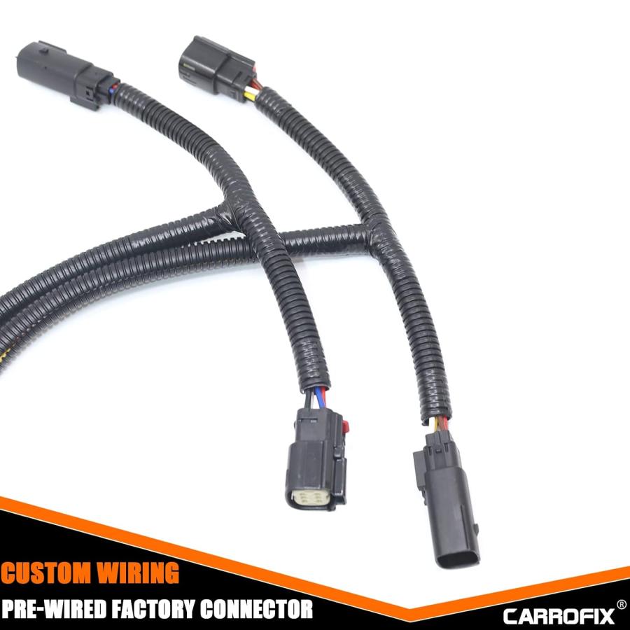 【並行輸入品】CARROFIX カスタムフィット クイックコネクト配線ハーネス ブレード テールゲート ライトバー用 2019年以降 GMC Sierの画像