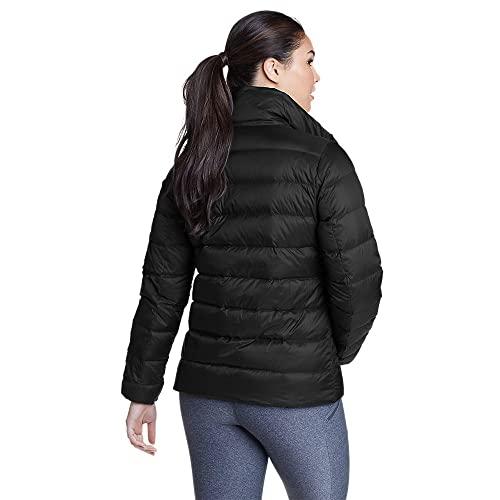 【並行輸入品】Eddie Bauer Women's StratusTherm Down Jacket, Black, Medium, Talの画像
