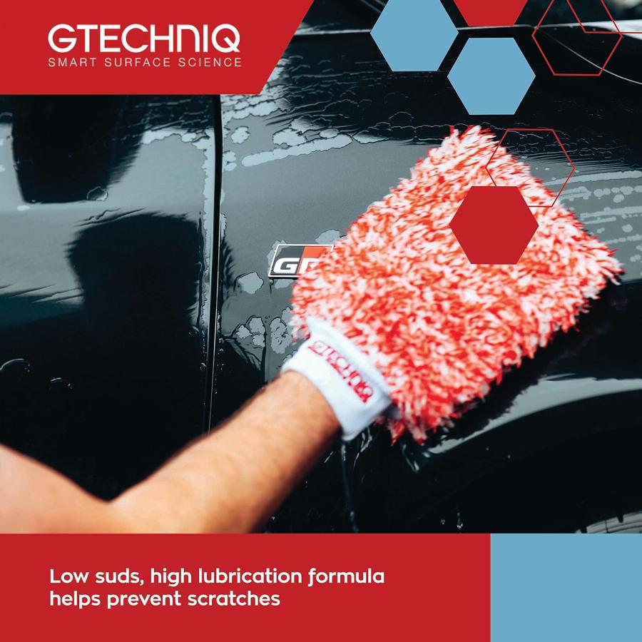 Gtechniq - W3 Ceramic GWash - All-in-one Shampoo; Hydrophobic Coating; Lifts and Captures Dirt Particles; Sleek Finish; Paint Protection; Easy Appl｜good-face｜03
