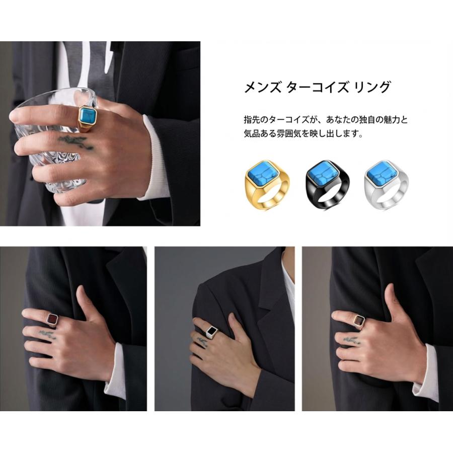 並行輸入品】シグネットリング 14K ゴールド ステートメント