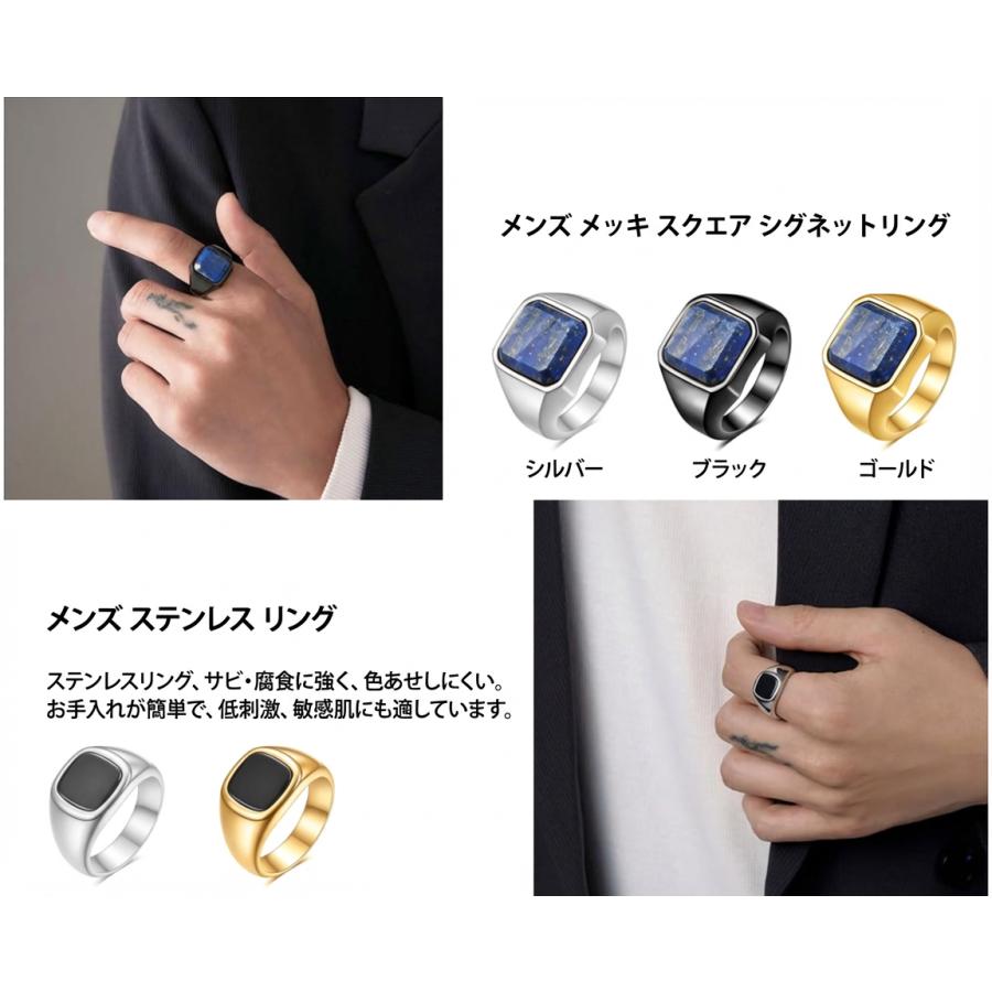 並行輸入品】シグネットリング 14K ゴールド ステートメント