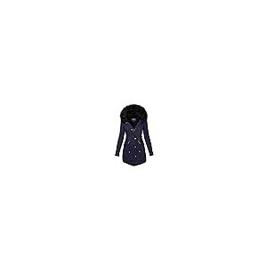 【並行輸入品】Coats for Women Plus Size Thick Jackets with Fur Hood Warm Rain_2
