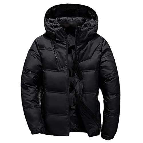 【並行輸入品】Down Jacket Men White Duck Down Jacket Hooded Outdoor Thick Warmの画像