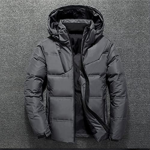【並行輸入品】Down Jacket Men White Duck Down Jacket Hooded Outdoor Thick Warmの画像