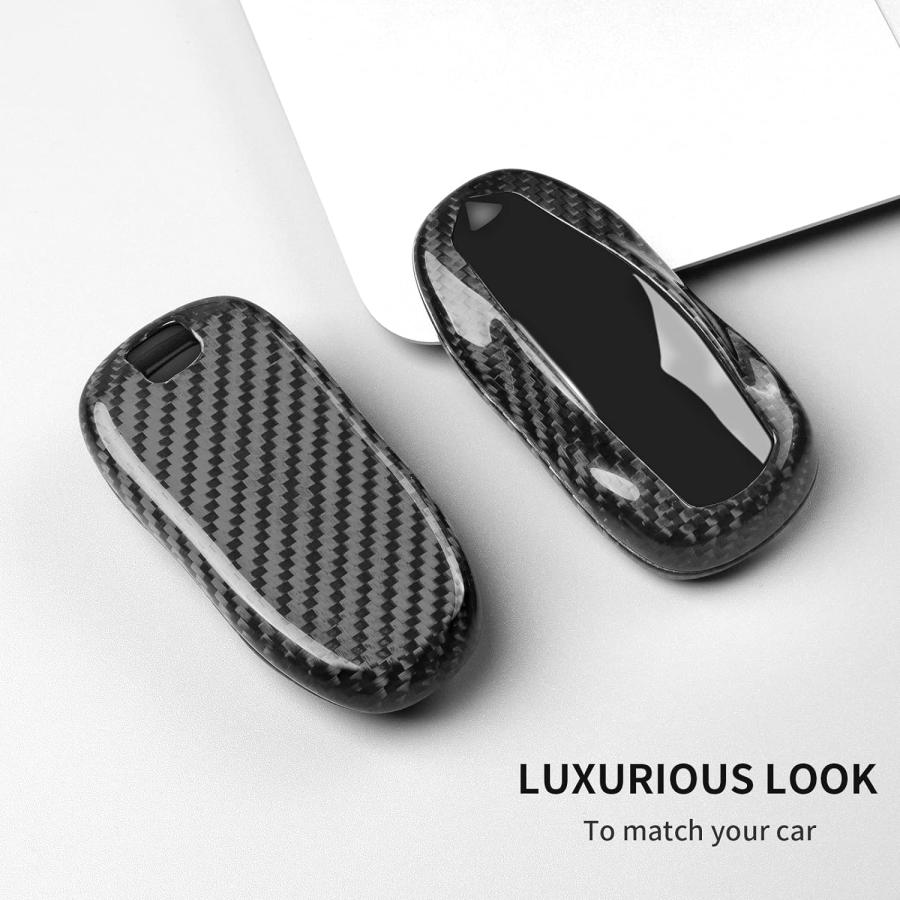 並行輸入品】T-carbon テスラキーフォブカバー Tesla Model 3