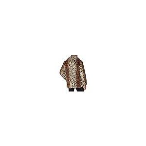 【並行輸入品】GUESS Men's Faux Leopard Fur Coat, Brown Multi, Extra Largeの画像