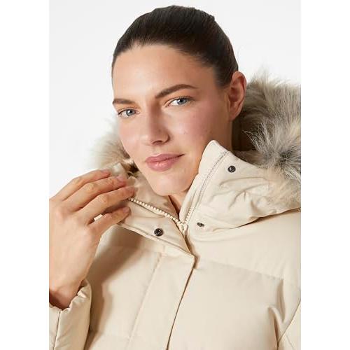 【並行輸入品】Helly Hansen Women's Standard Blossom Puffy Parka, 034 Cream, Meの画像