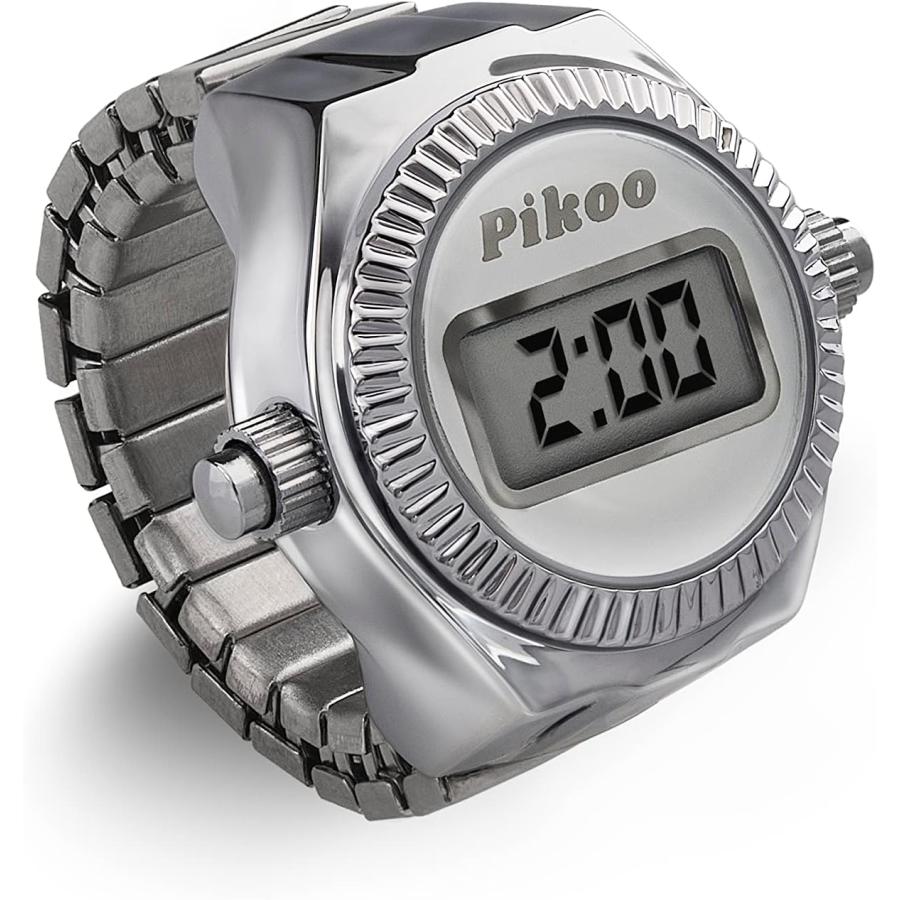 【並行輸入品】Pikoo: Digital Ring Watch w/Time & Date One Size Fits All (2nd ...