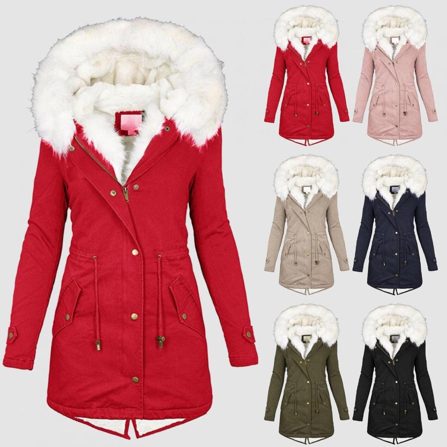 【並行輸入品】Womens Winter Coats, Womens Winter Coats, Womens Pea Coats Fur Lの画像
