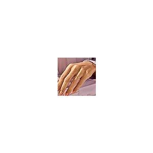 【並行輸入品】Norm Jewels Love スクリプトリング | 14K ソリッドイエローゴールド ステートメントリング レディース | ミの画像