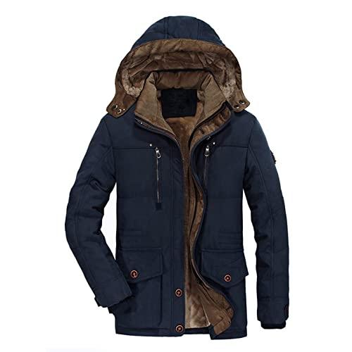 【並行輸入品】TOWMUS Men's Winter Coat Puffer Jacket Thicken Warm Fur Down Parの画像