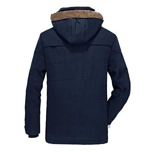 【並行輸入品】TOWMUS Men's Winter Coat Puffer Jacket Thicken Warm Fur Down Parの画像