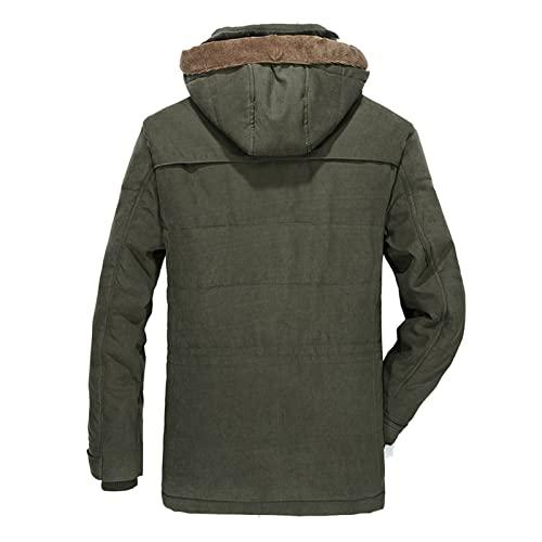 【並行輸入品】TOWMUS Men's Winter Coat Puffer Jacket Thicken Warm Fur Down Parの画像