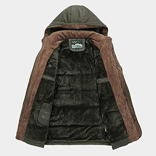 【並行輸入品】TOWMUS Men's Winter Coat Puffer Jacket Thicken Warm Fur Down Parの画像