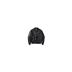【並行輸入品】HSQIBAOER Bomber Jacket Chest Pocket Techwear For Men Punk Hip Hの画像