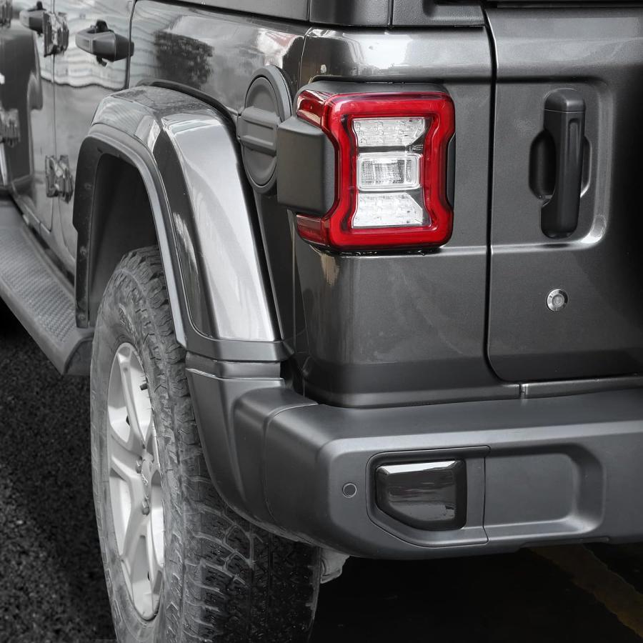 【並行輸入品】SQQP Rear Fog Light Tail Light Lamp Cover Compatible with 2018-2022の画像
