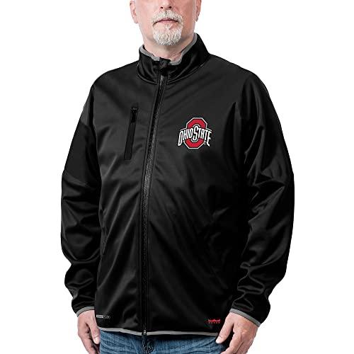 【並行輸入品】Franchise Club Mens College Softshell Full Zip Jacket (Ohio Statの画像