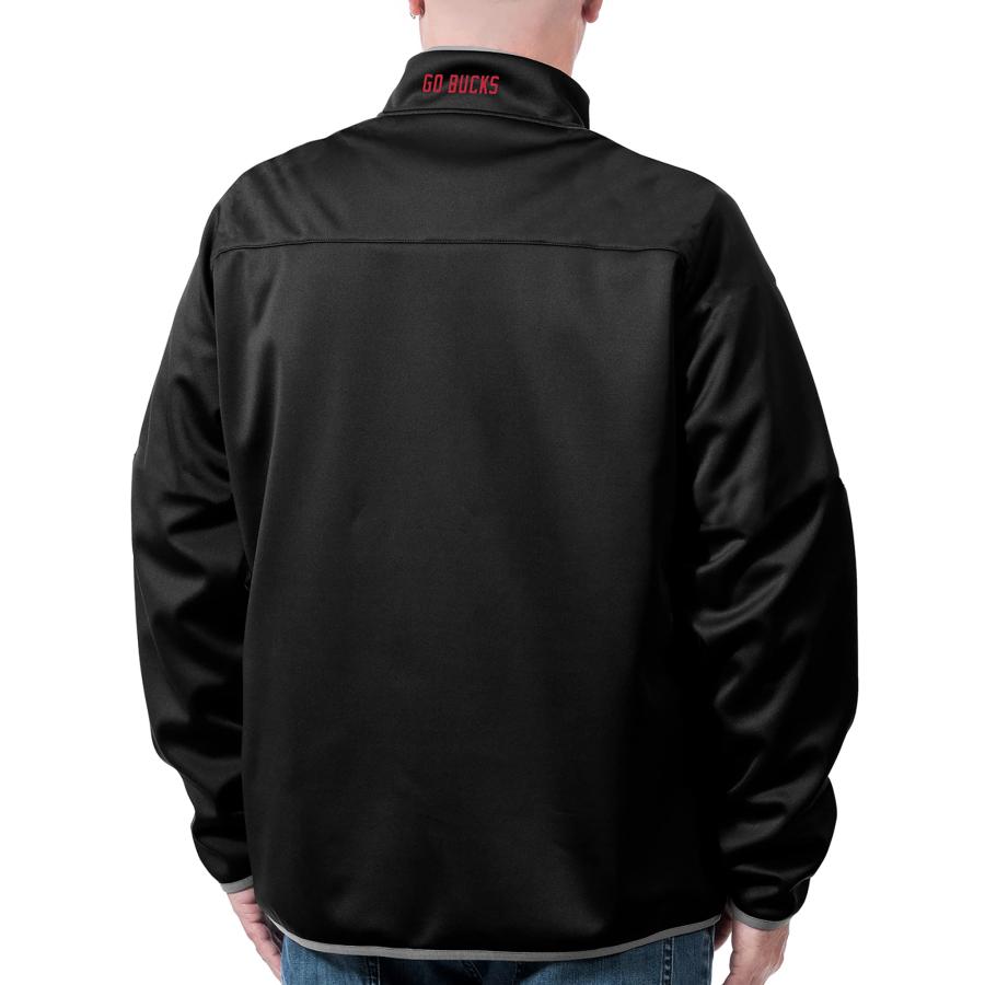 【並行輸入品】Franchise Club Mens College Softshell Full Zip Jacket (Ohio Statの画像