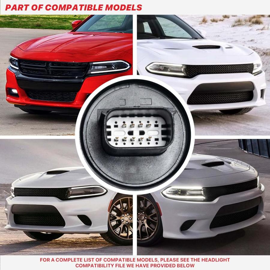 並行輸入品】Partzer ヘッドライトアセンブリ 2015 2016 2017 2018