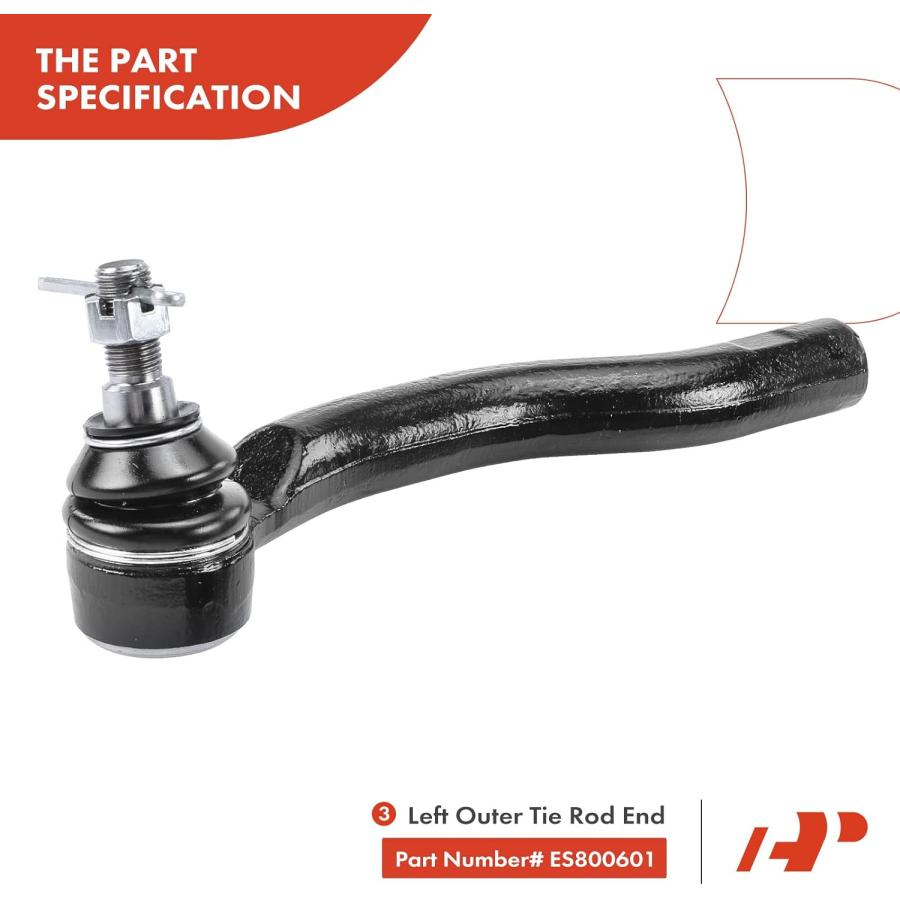 【並行輸入品】A-Premium Front Lower Suspension Kit Control Arm Ball Joint Tie Rodの画像