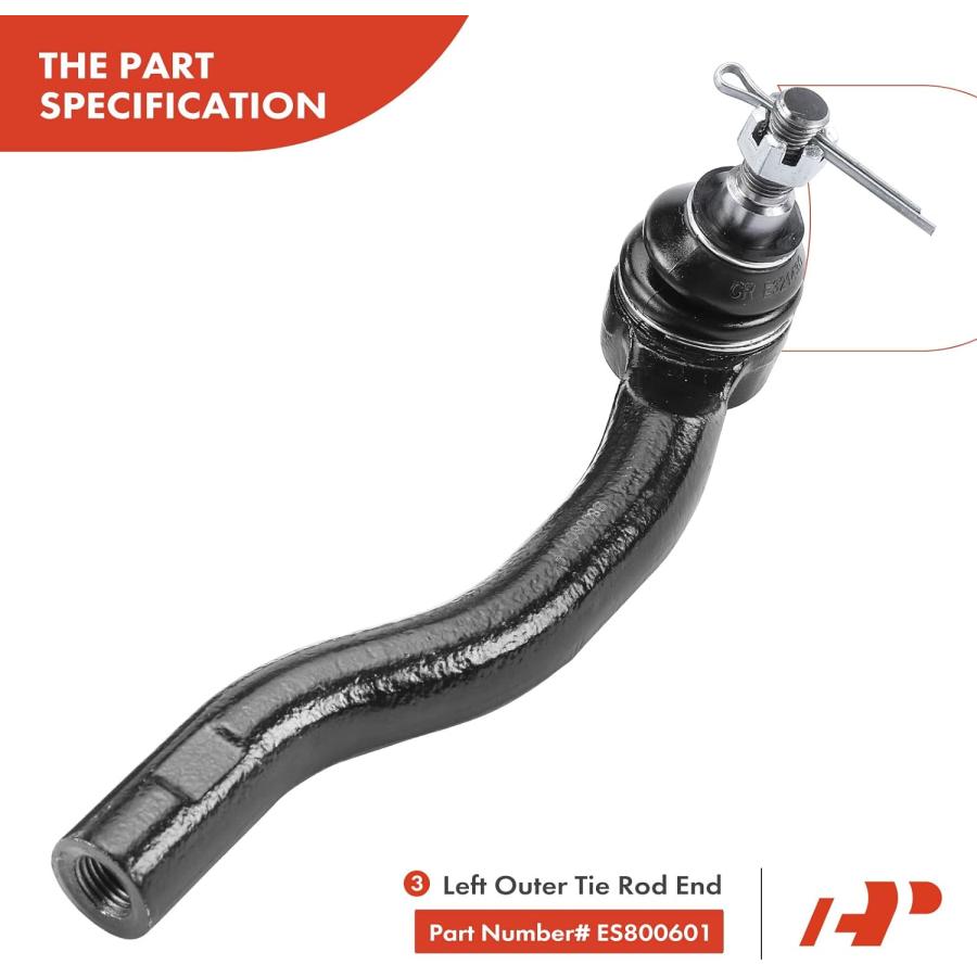 【並行輸入品】A-Premium Front Lower Suspension Kit Control Arm Ball Joint Tie Rodの画像