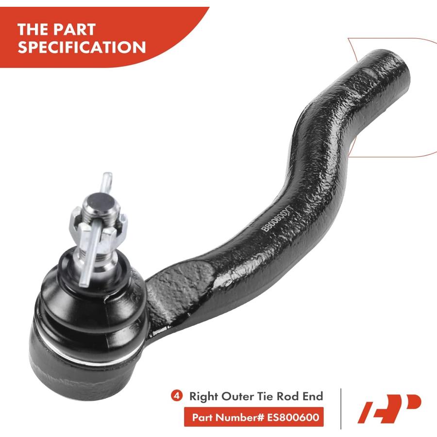 【並行輸入品】A-Premium Front Lower Suspension Kit Control Arm Ball Joint Tie Rodの画像