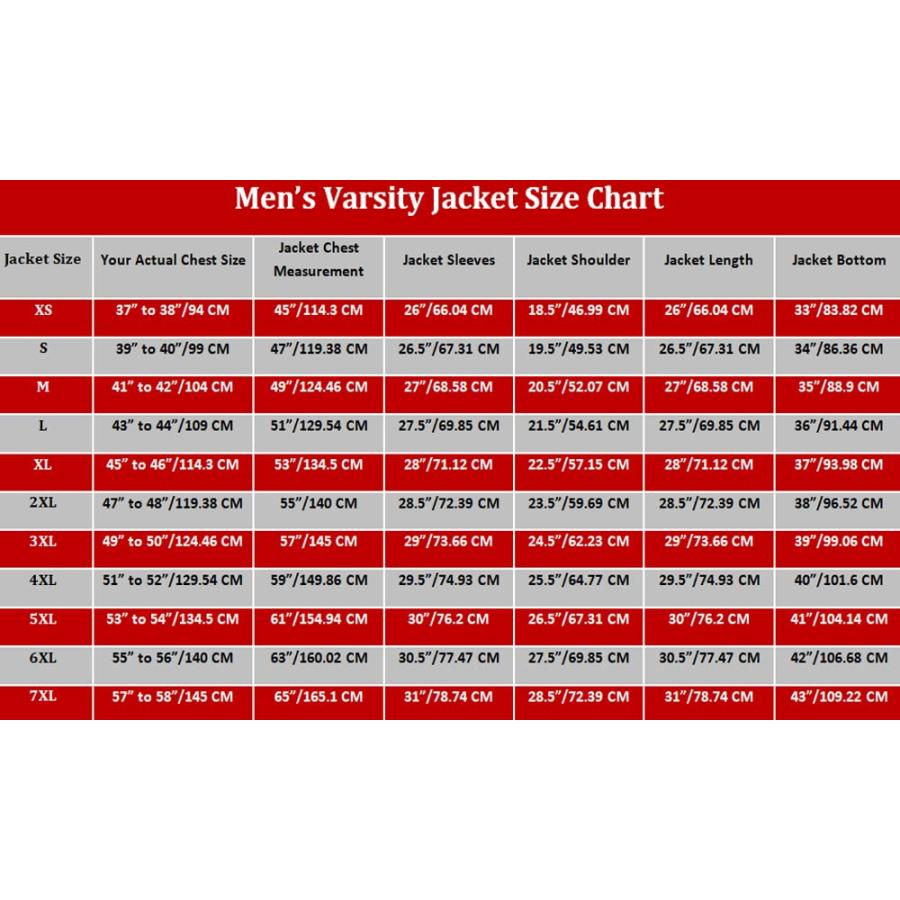【並行輸入品】Varsity Jacket Letterman Baseball Jacket Wool body and Cowhide Lの画像