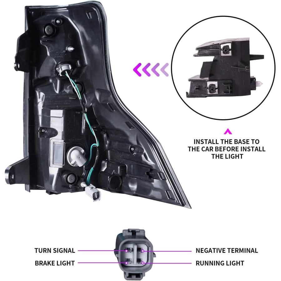 レクサス風CR6用LEDテールライト アコードハイブリッド cr6用 レクサス風LEDテールライト 1式