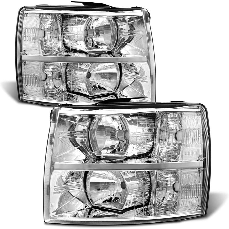 【送料込み】シボレー　シルバラード　ヘッドライト 並行輸入品】ADCARLIGHTS 2007-2014 シルバラード ヘッドライト