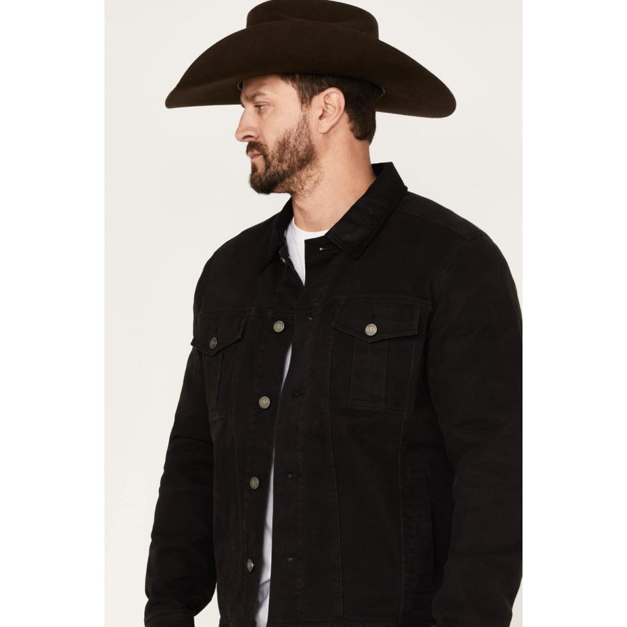 【並行輸入品】Cody James Men's Ozark Washed Rancher Jacket Black XX Largeの画像