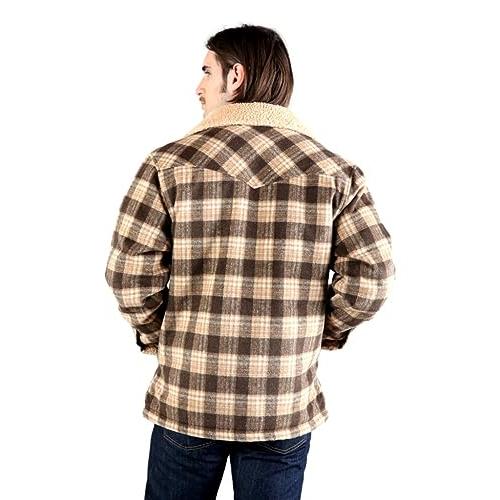【並行輸入品】Kimes Ranch Men's Jacket Wool Blend Plaid big Horn/Camelの画像