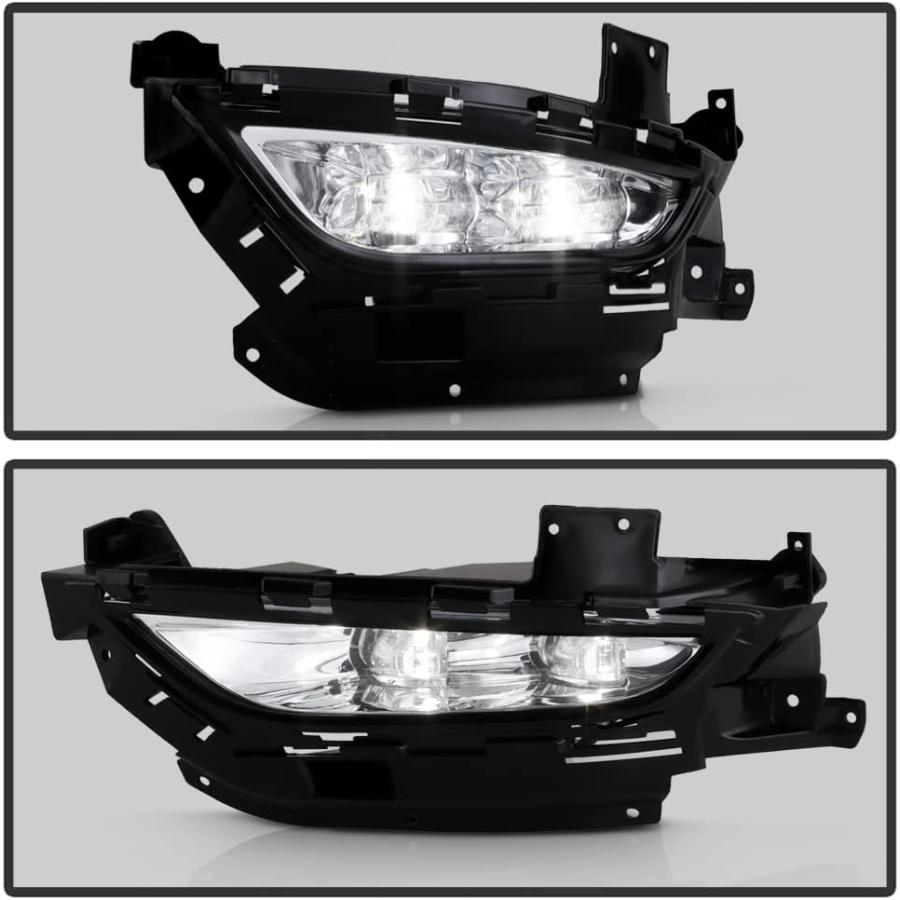 【並行輸入品】ACANII - 2015 2016 2017 Chrysler 200 OEスタイル LEDバンパーフォグライト ドライビングランプ_4