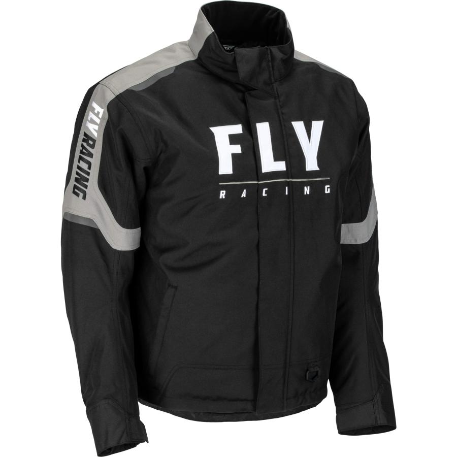 【並行輸入品】Fly Racing Outpost Snow Jacket/Bib Combo (Black/Grey, Men's 3X Lの画像