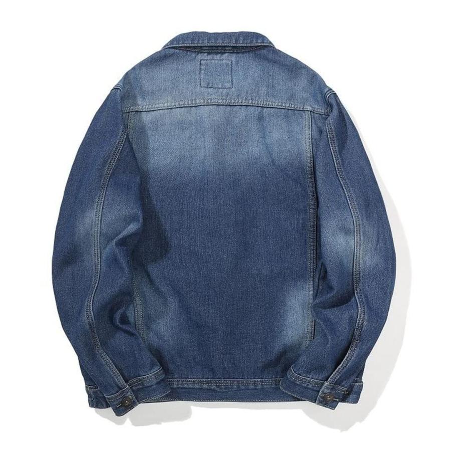 【並行輸入品】Ownwfeat Winter Men Denim Jacket And Coat Fleece Wool Liner Deniの画像