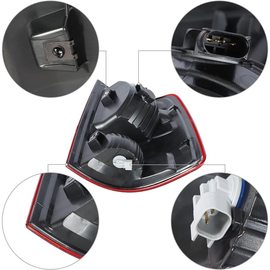 【並行輸入品】GENRICS テールライトアセンブリ 左運転席側交換用 2009-2018 ラムピックアップトラック 55277415AF テールライの画像
