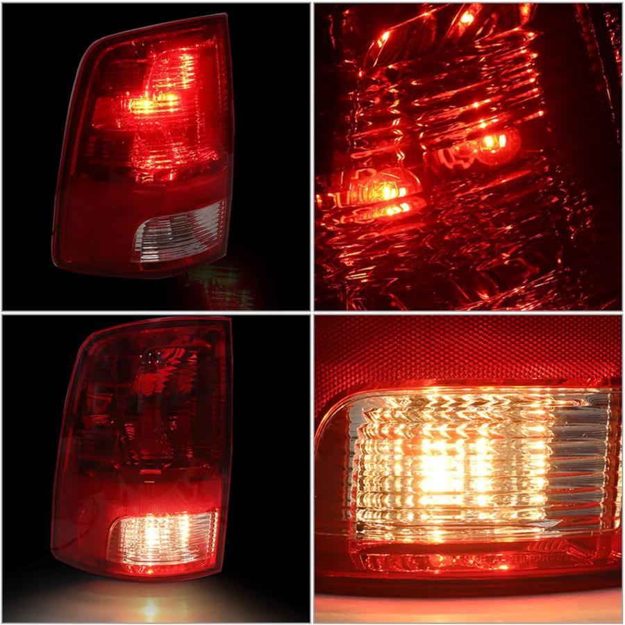 【並行輸入品】GENRICS テールライトアセンブリ 左運転席側交換用 2009-2018 ラムピックアップトラック 55277415AF テールライの画像