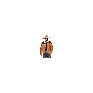【並行輸入品】Scully Men's Suede Color Block Jacket Tan X Largeの画像