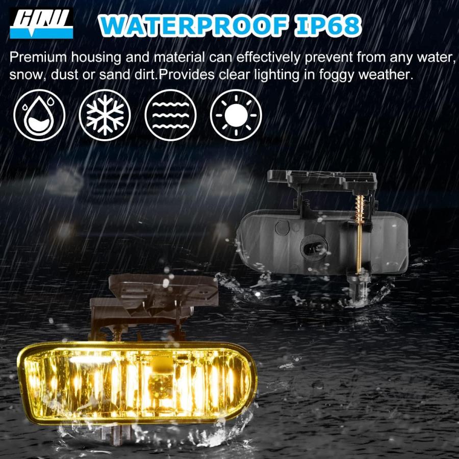 【並行輸入品】CPW Fog Lights Compatible with 1999-2002 GMC SIERRA 1500/2500 2001-2_1