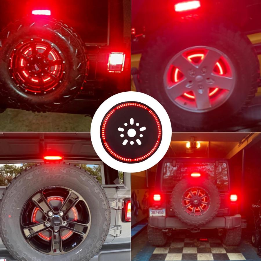 【並行輸入品】AveneMark Spare Tire Brake Light Red Wheel Light 3rd Third Brake Ligの画像