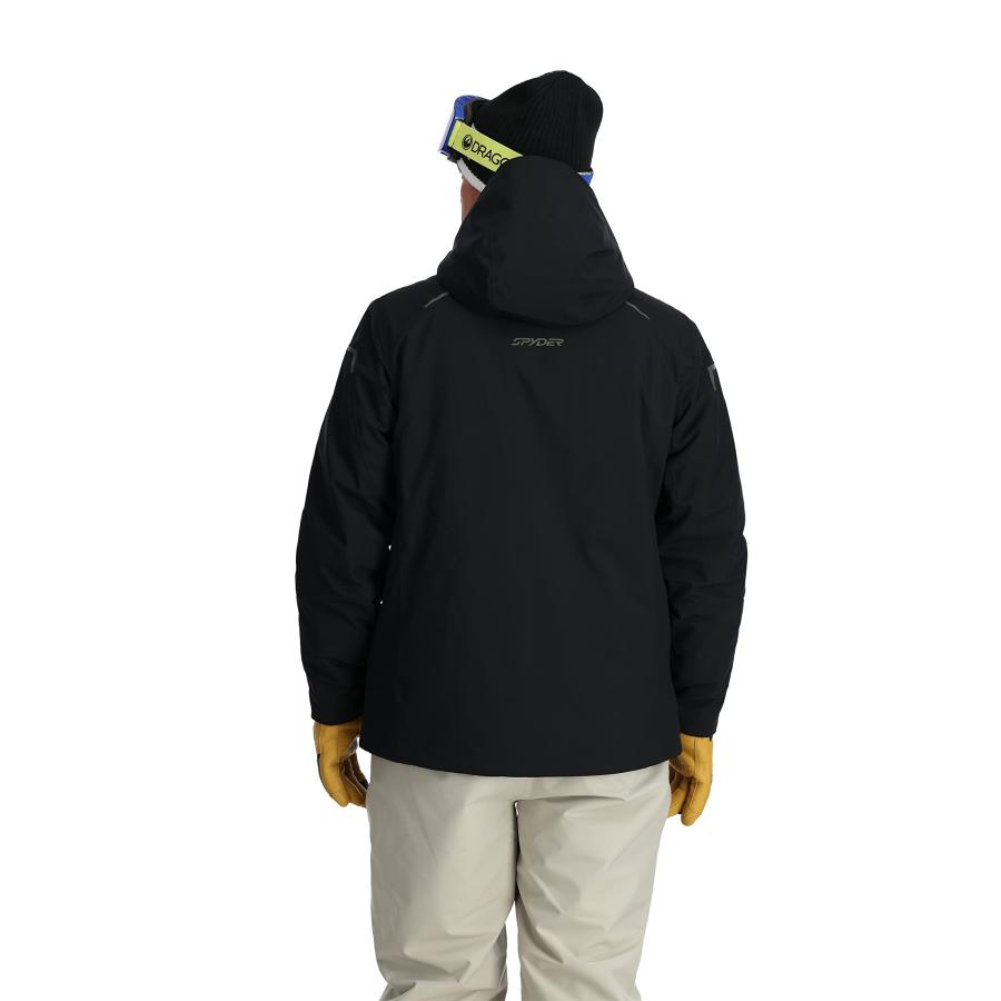 【並行輸入品】Spyder Men's Standard Copper Jacket, X Large, Blackの画像