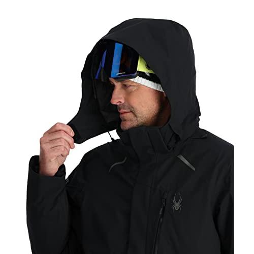 【並行輸入品】Spyder Men's Standard Copper Jacket, X Large, Blackの画像