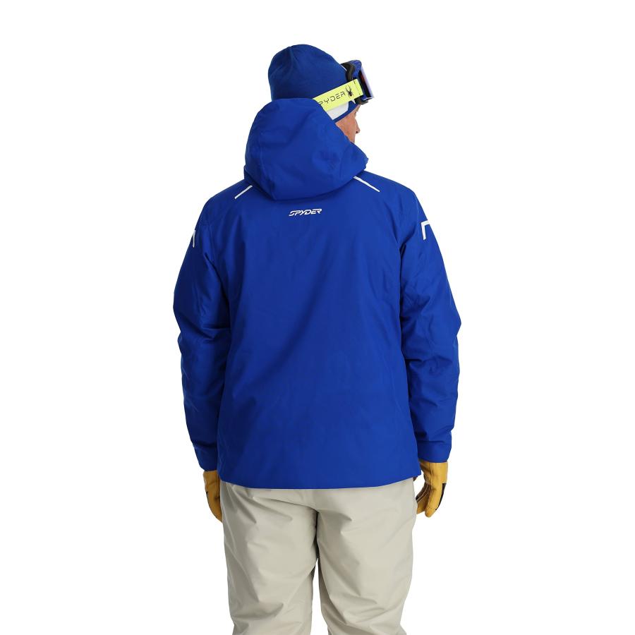 【並行輸入品】Spyder Men's Standard Copper Jacket, X Large, Electric Blueの画像
