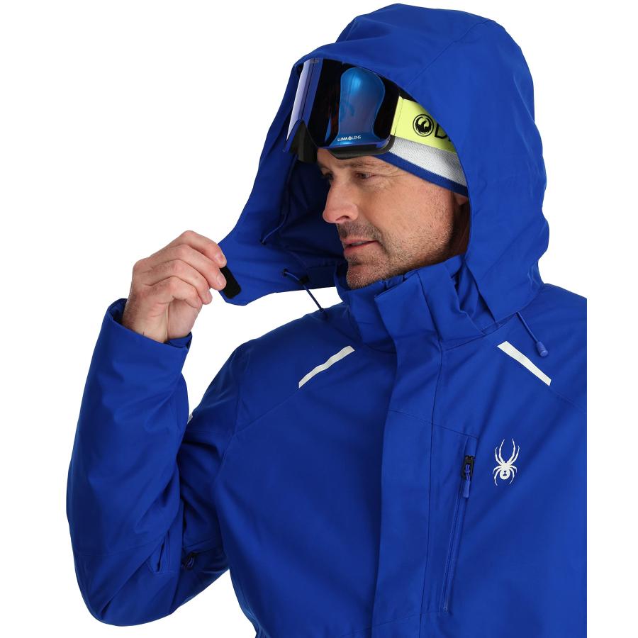 【並行輸入品】Spyder Men's Standard Copper Jacket, X Large, Electric Blueの画像