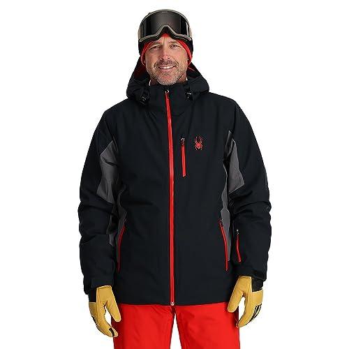 【並行輸入品】Spyder Men's Standard Vertex Jacket, Blackの画像