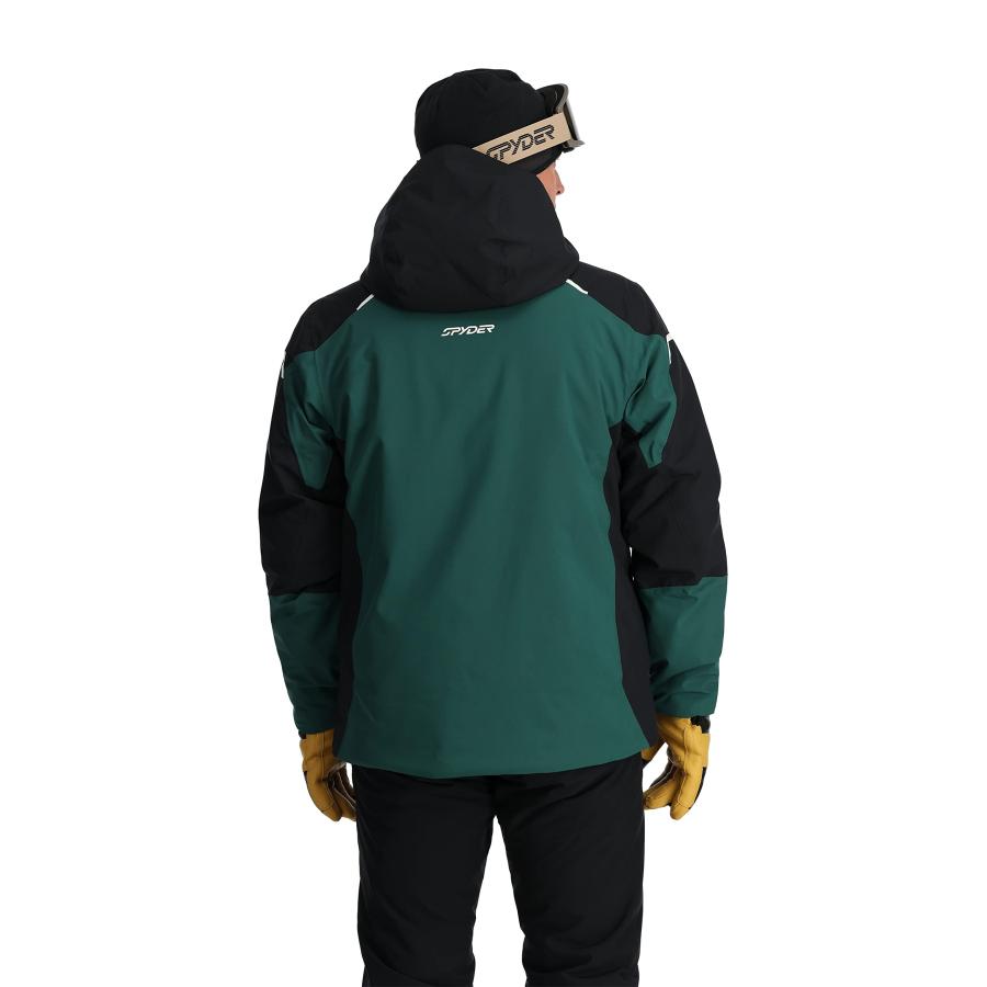 【並行輸入品】Spyder Men's Standard Copper Jacket, Medium, Cypress Greenの画像