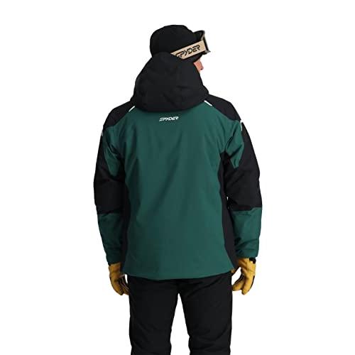 【並行輸入品】Spyder Men's Standard Copper Jacket, Medium, Cypress Greenの画像