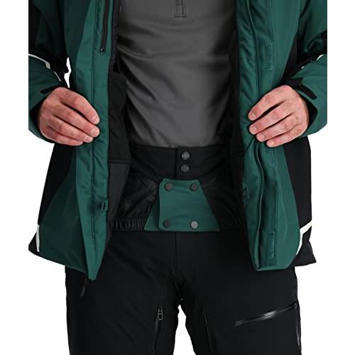 【並行輸入品】Spyder Men's Standard Copper Jacket, Medium, Cypress Greenの画像