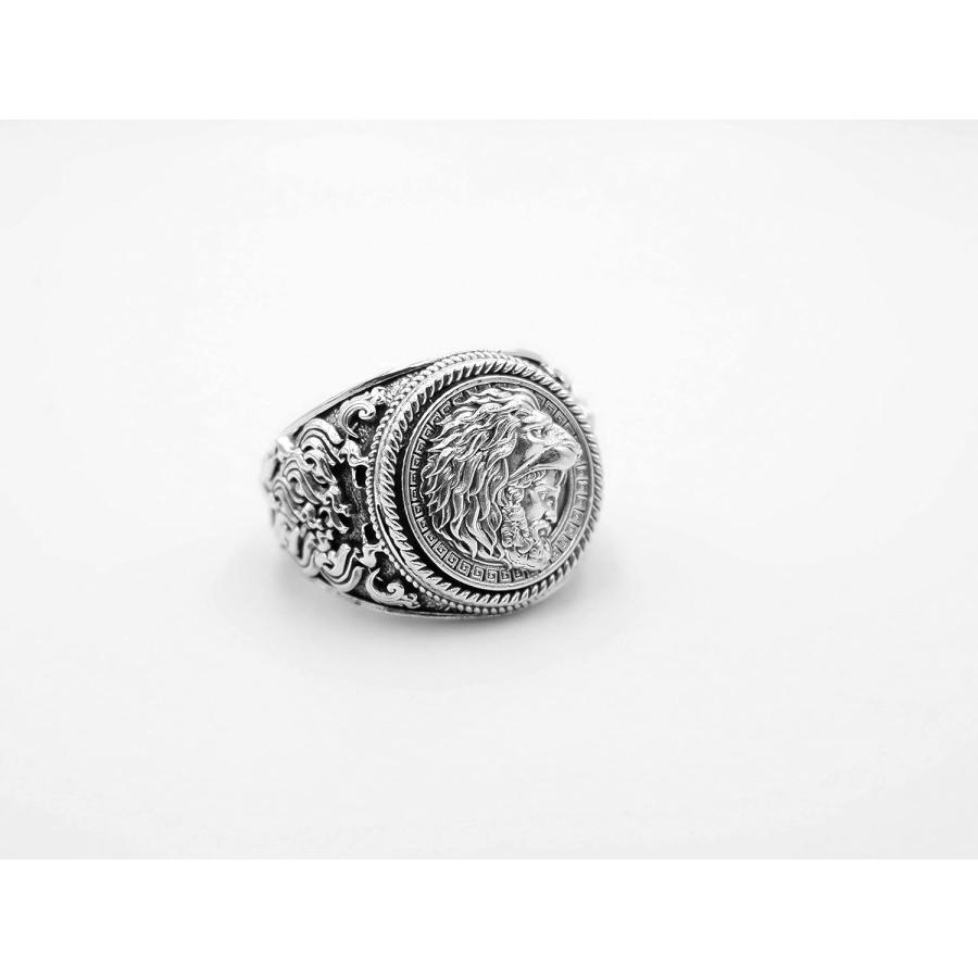 【並行輸入品】Siamhandmade2014 Hercules with Lion Ring Ancient Greek Mythology for