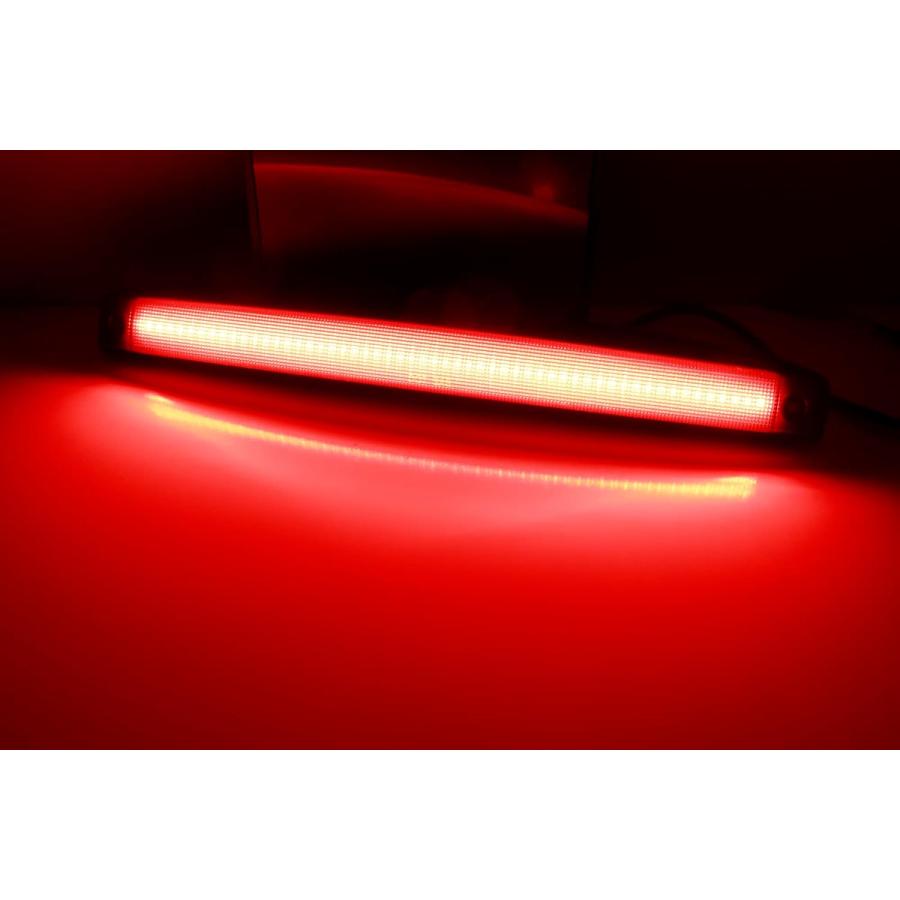 コメント主 iJDMTOY Black-Out Smoked Lens 54-SMD Full LED Stripe Rear